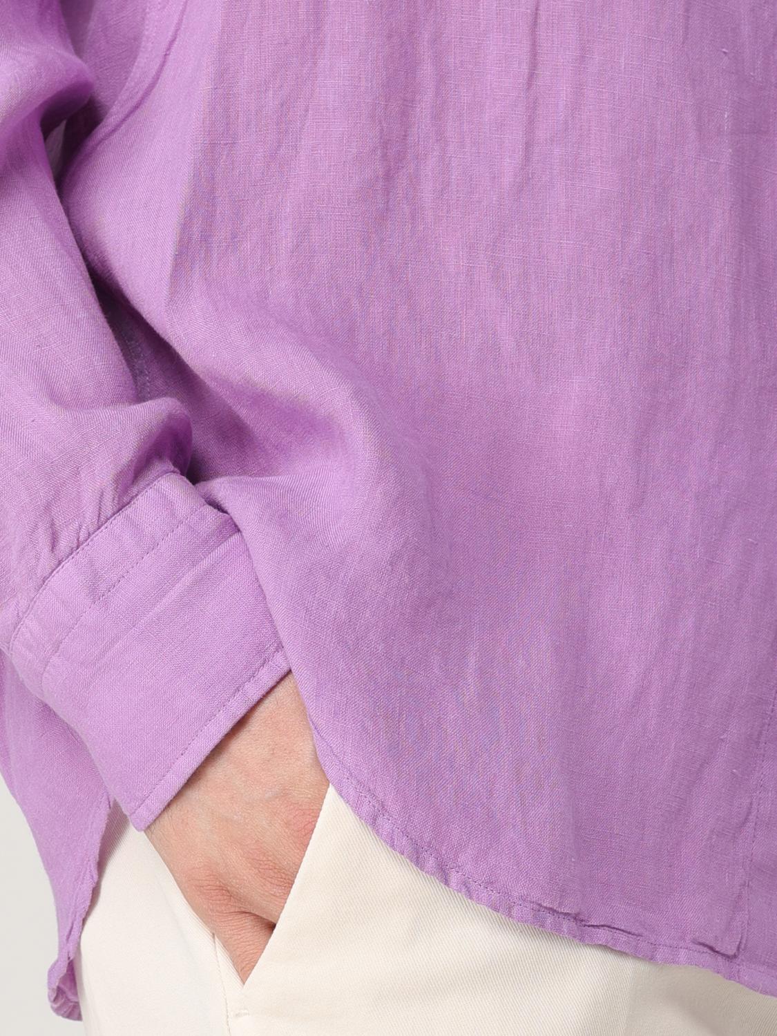 B.D BAGGIES CAMICIA: Camicia BD Baggies in lino , Lilla - Img 3