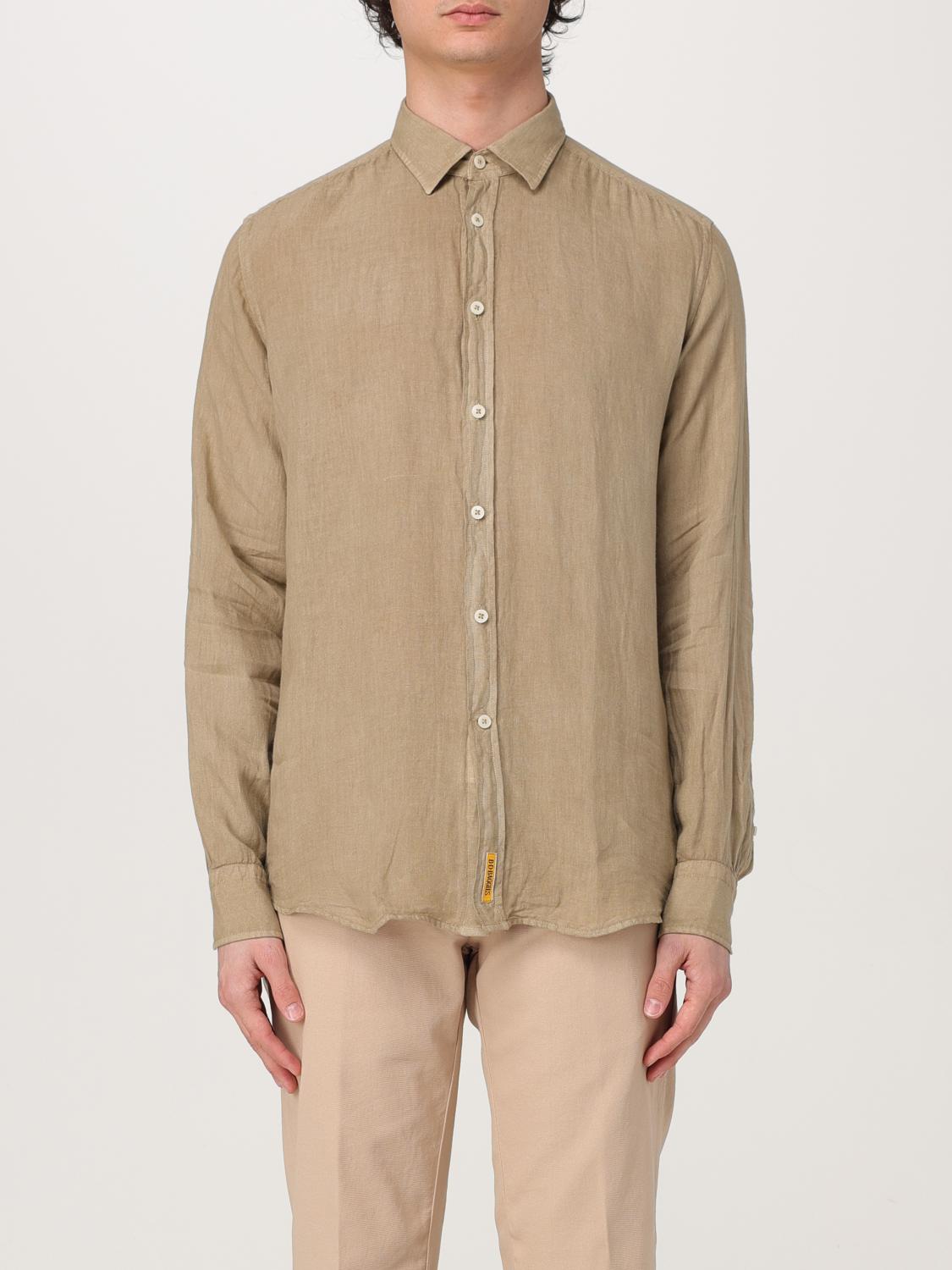 B.D BAGGIES CAMICIA: Camicia BD Baggies in lino , Mastice - Img 1