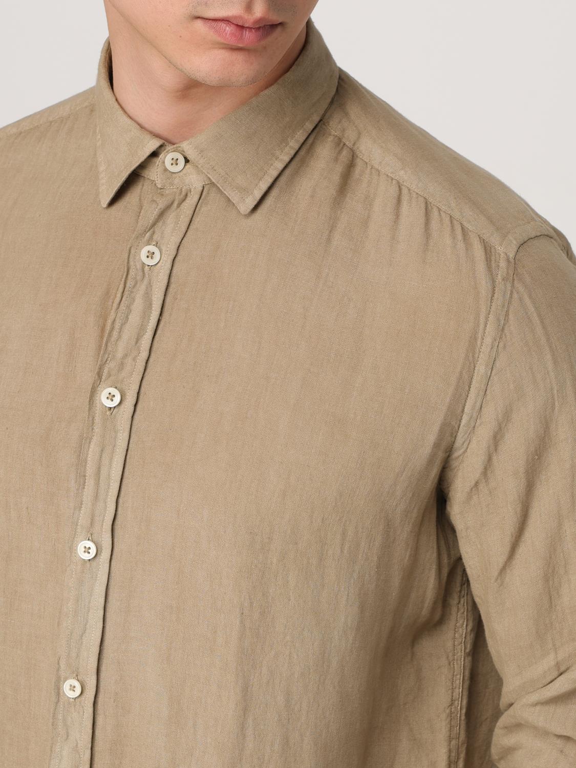 B.D BAGGIES CAMICIA: Camicia BD Baggies in lino , Mastice - Img 3