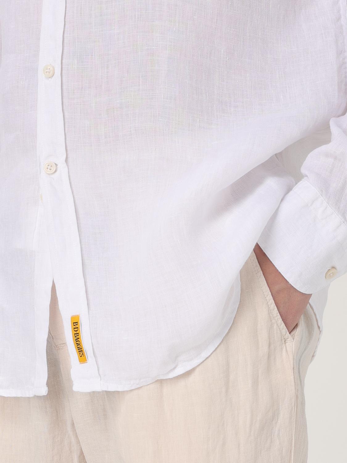 B.D BAGGIES SHIRT: Shirt men Bd Baggies, White - Img 3