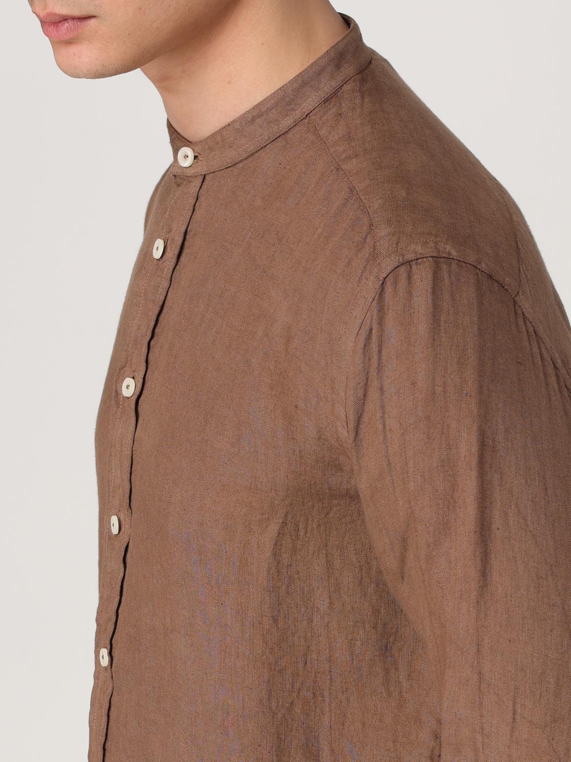 B.D BAGGIES CAMISA: Camisa hombre Bd Baggies, Marrón - Img 3