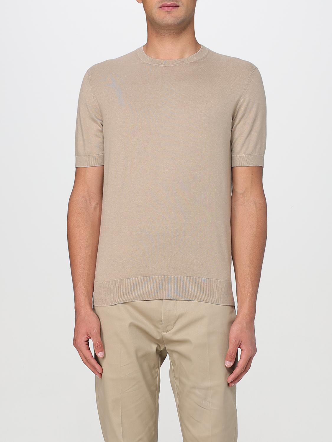 ZEGNA T-SHIRT: Pullover herren Zegna, Beige - Img 1