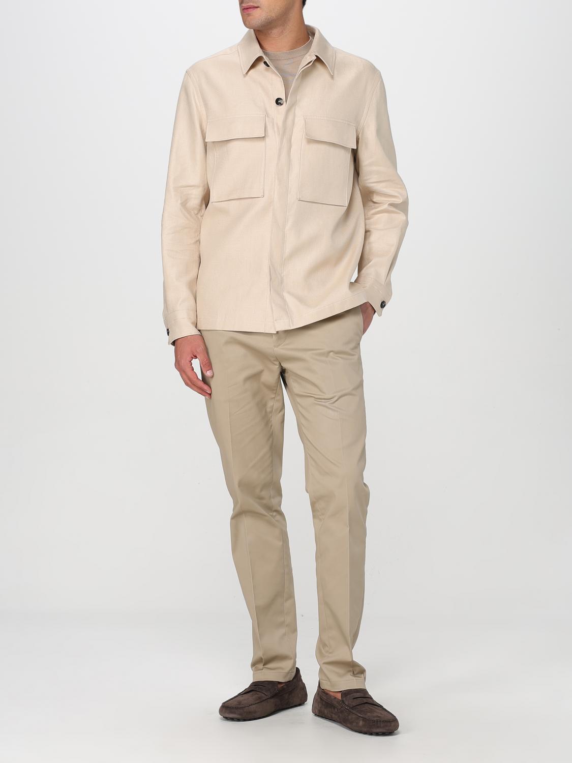ZEGNA T-SHIRT: Pullover herren Zegna, Beige - Img 2