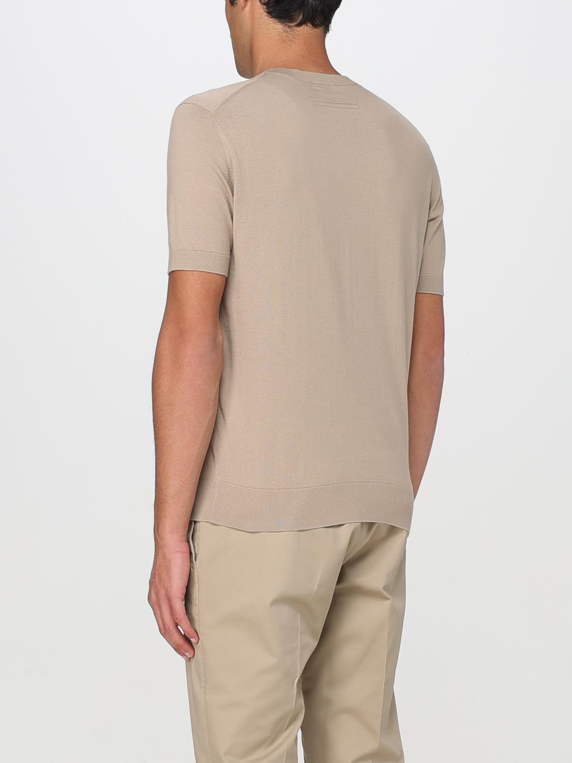 ZEGNA T-SHIRT: Pullover herren Zegna, Beige - Img 3