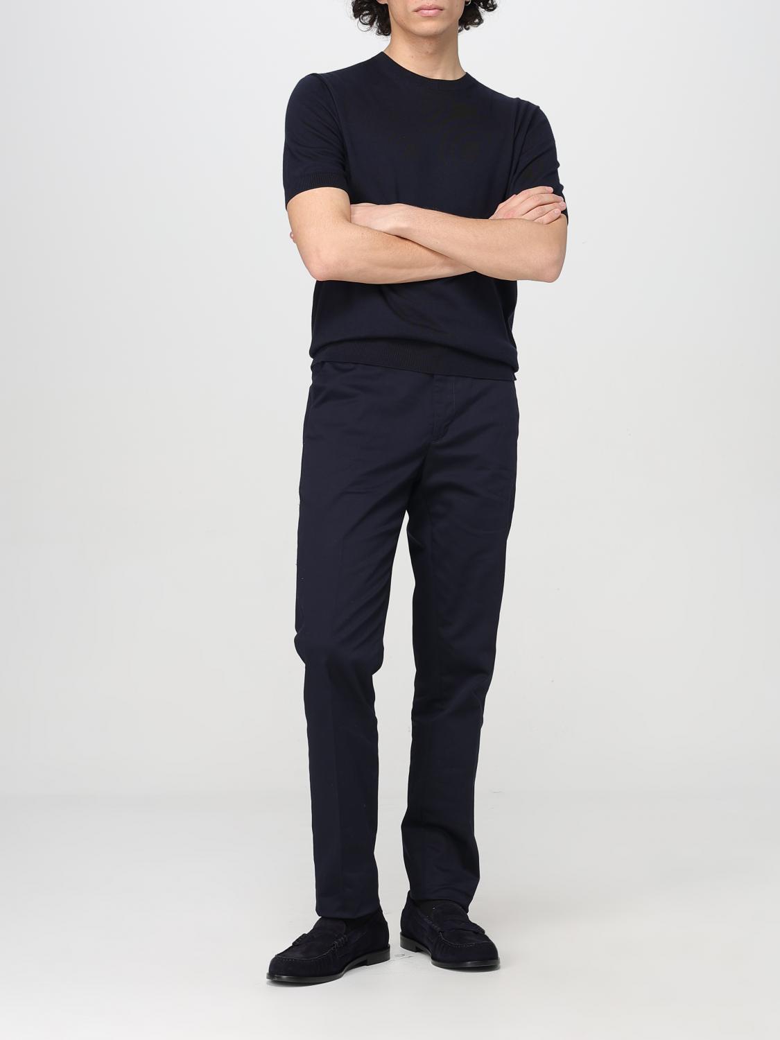ZEGNA T-SHIRT: Pull homme Zegna, Bleu Marine - Img 2