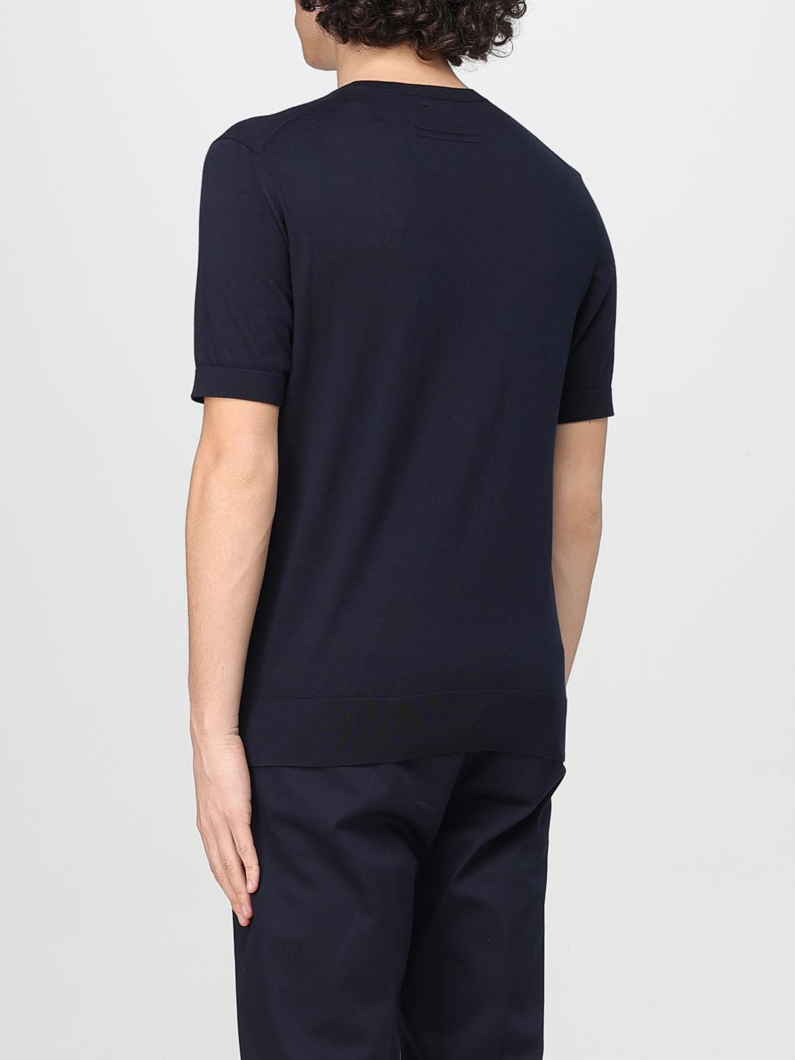 ZEGNA T-SHIRT: Pull homme Zegna, Bleu Marine - Img 3