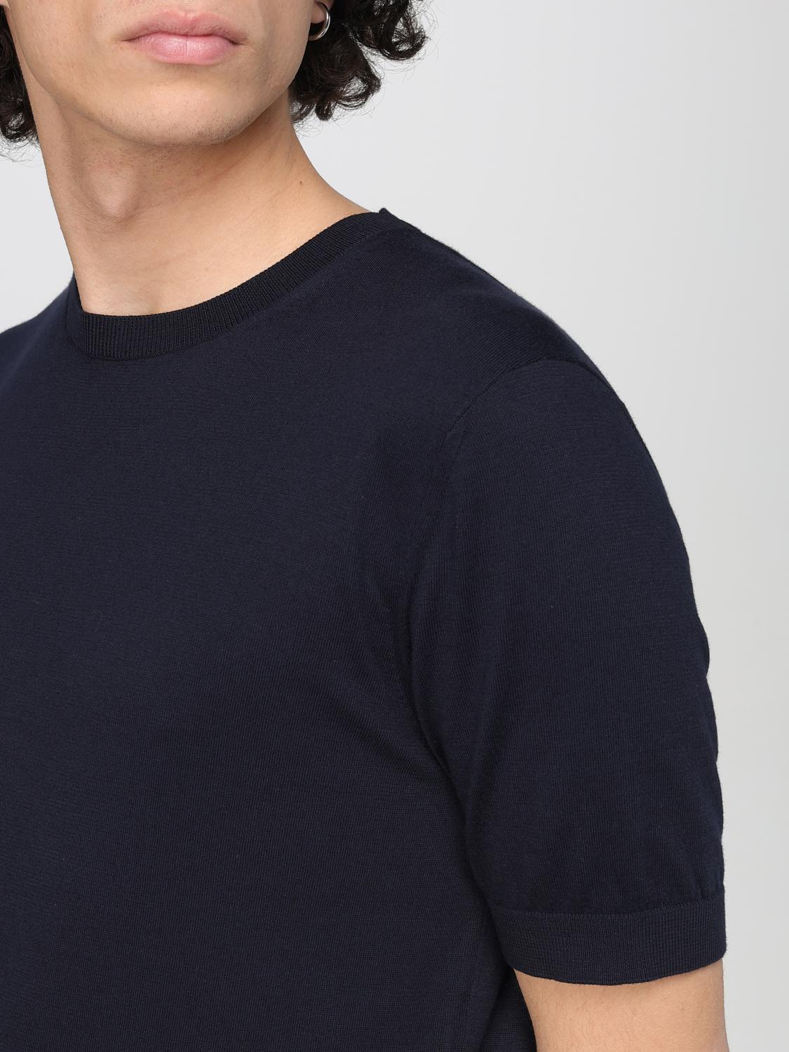 ZEGNA T-SHIRT: Pull homme Zegna, Bleu Marine - Img 5