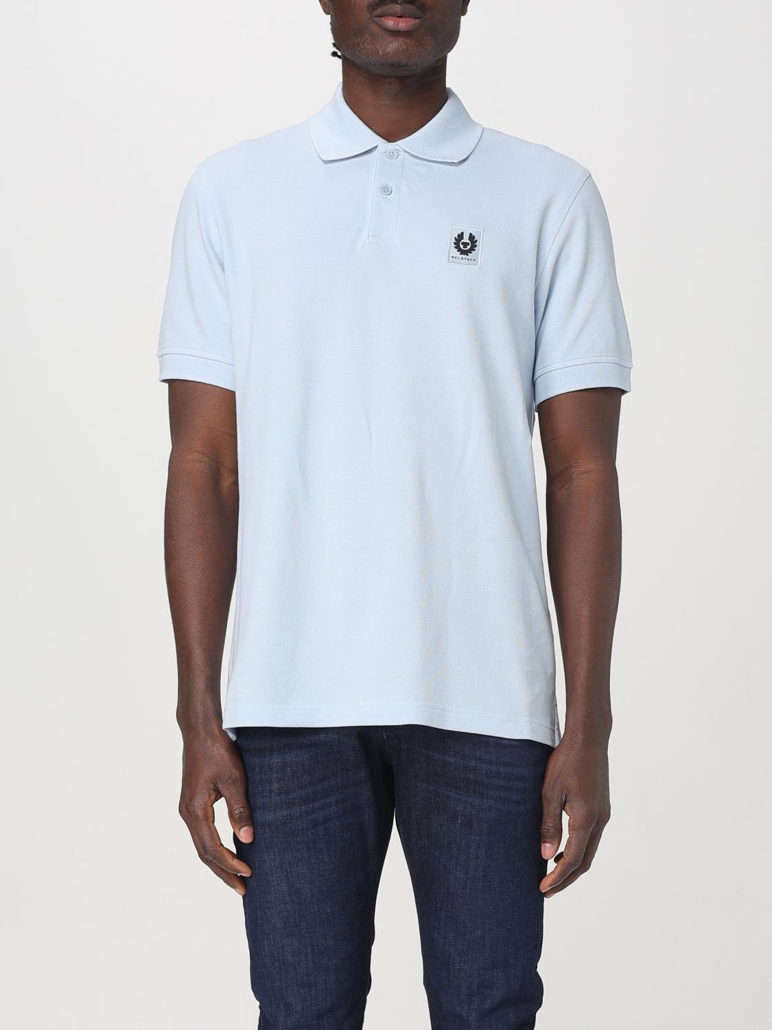 BELSTAFF POLO: Polo hombre Belstaff, Azul Oscuro - Img 1