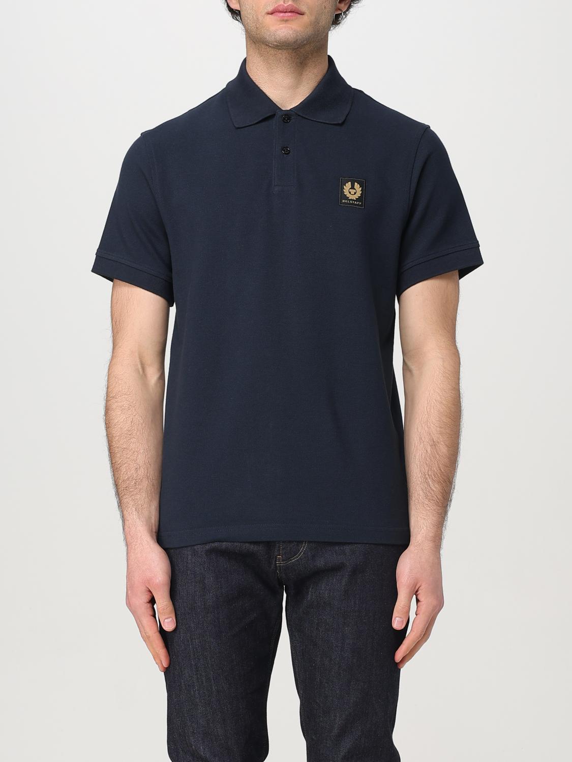 BELSTAFF POLO: Polo Belstaff in cotone con logo , Inchiostro - Img 1