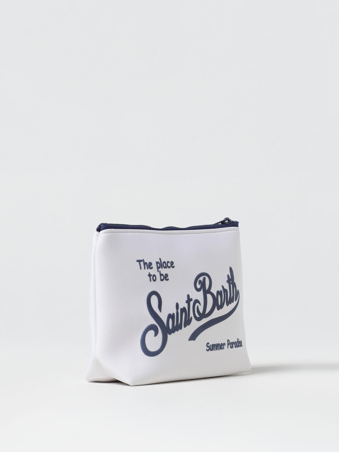 MC2 SAINT BARTH BORSA: Pochette MC2 Saint Barth in neoprene con logo, Bianco - Img 2