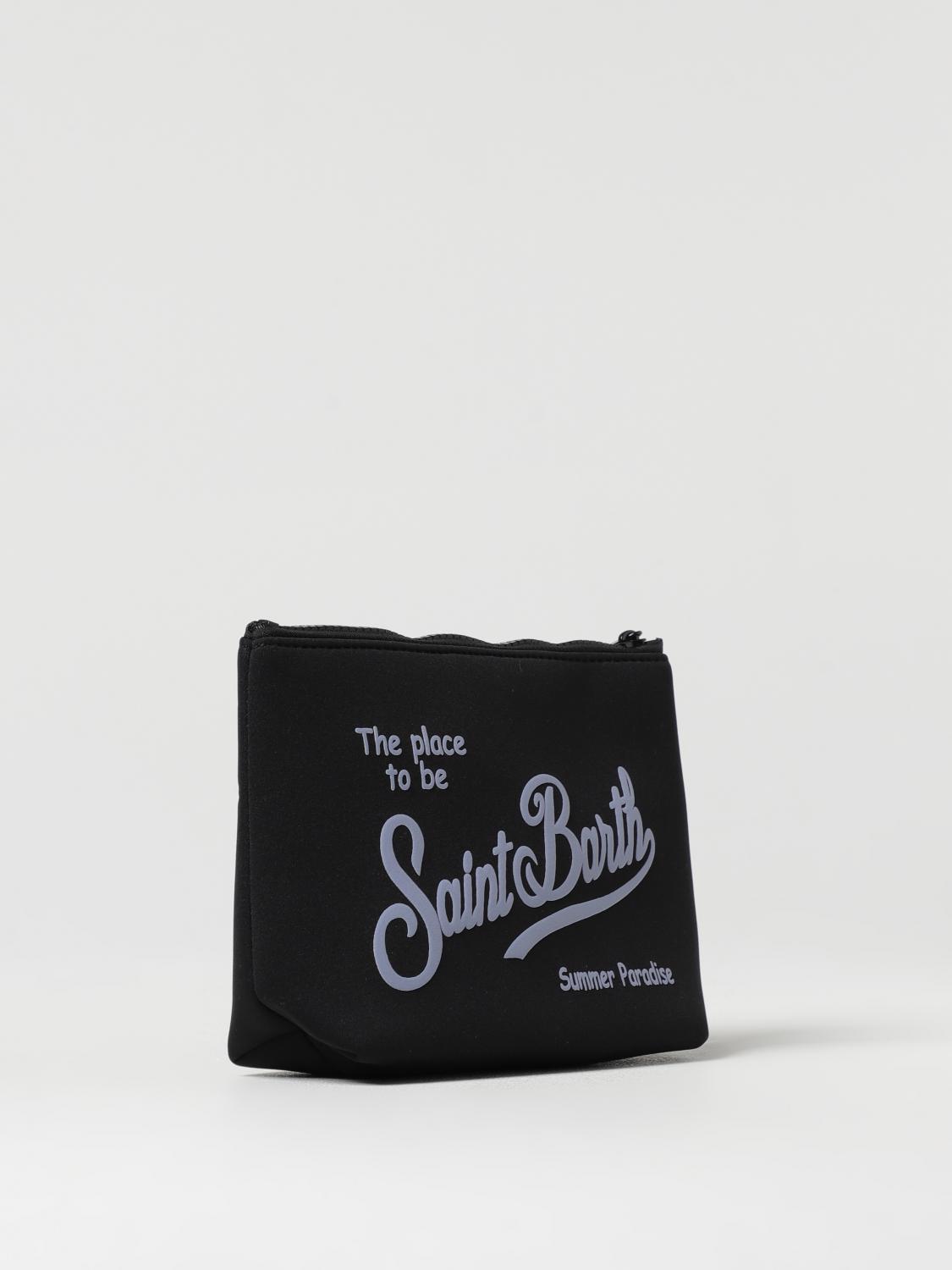 MC2 SAINT BARTH BORSA: Pochette MC2 Saint Barth in neoprene con logo, Nero - Img 2