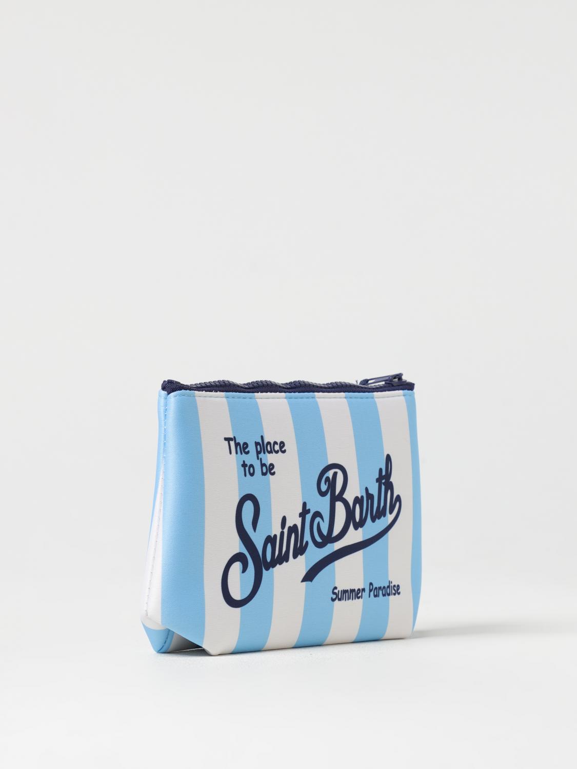 MC2 SAINT BARTH BORSA: Pochette MC2 Saint Barth in neoprene con stampa a righe, Blue - Img 2