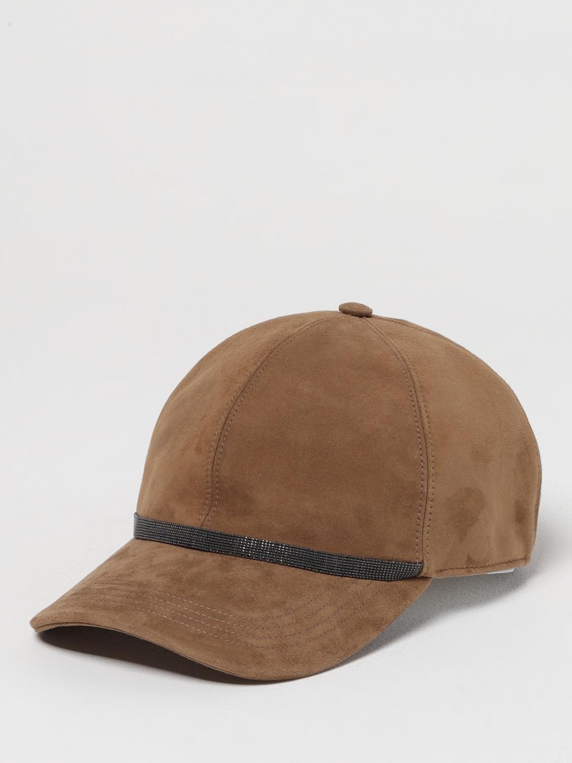 BRUNELLO CUCINELLI HUT: Hut herren Brunello Cucinelli, Beige - Img 1