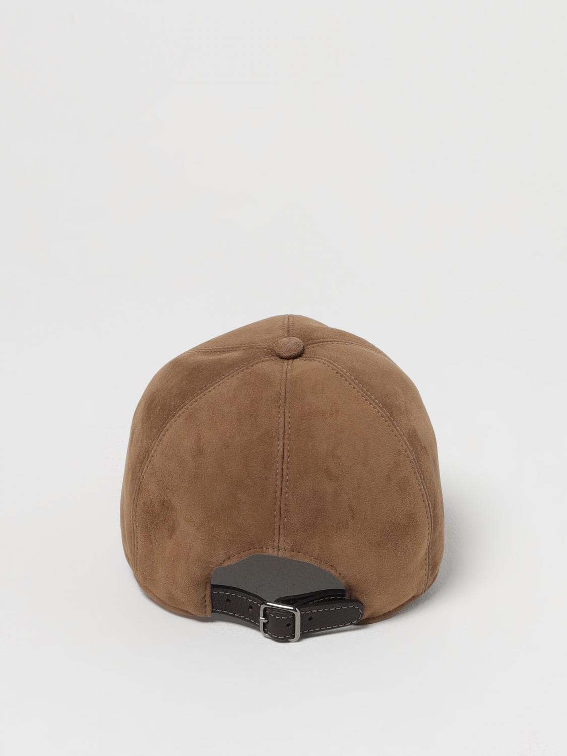 BRUNELLO CUCINELLI HUT: Hut herren Brunello Cucinelli, Beige - Img 3