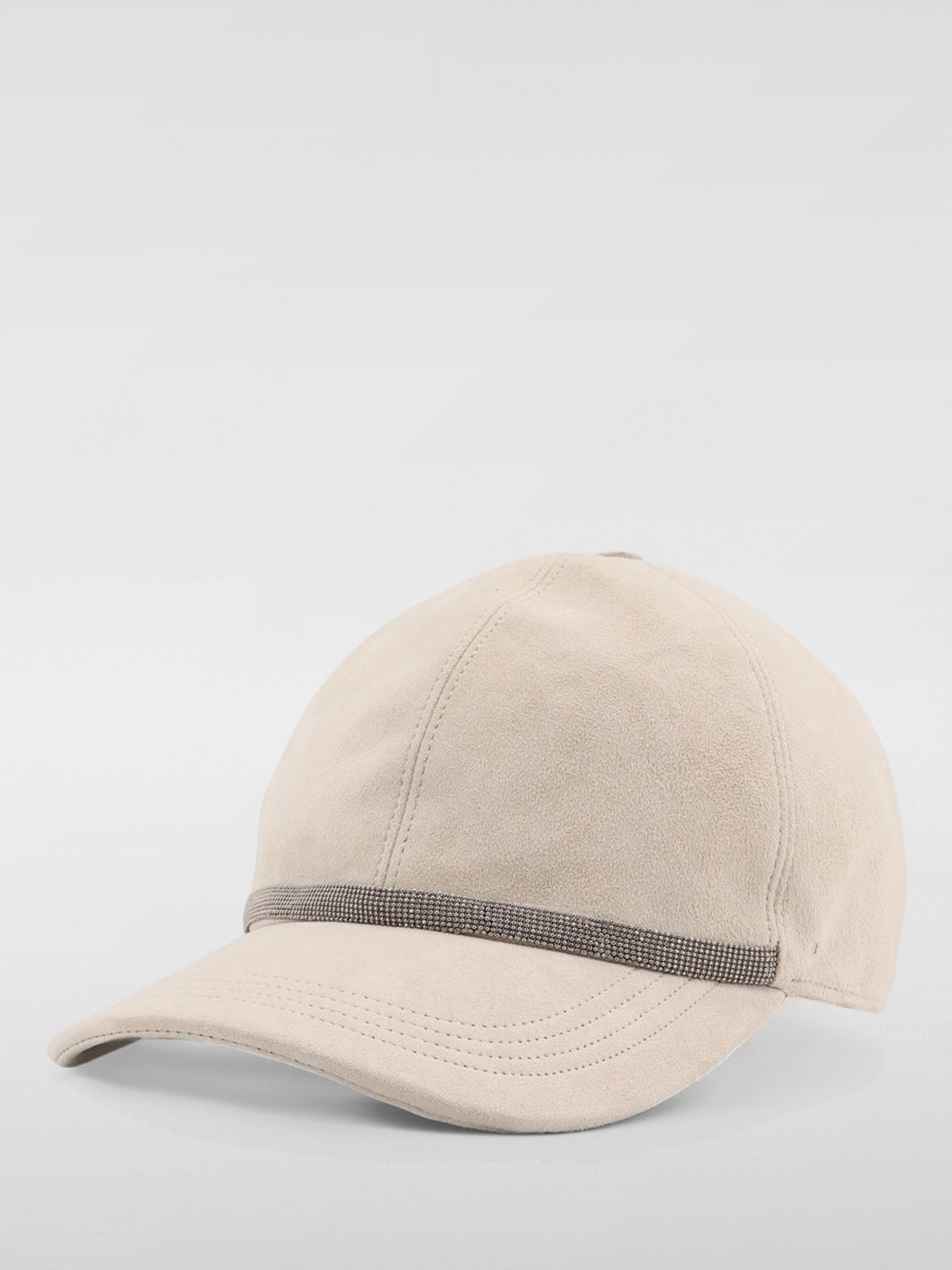 BRUNELLO CUCINELLI HAT: Hat men Brunello Cucinelli, Sand - Img 1