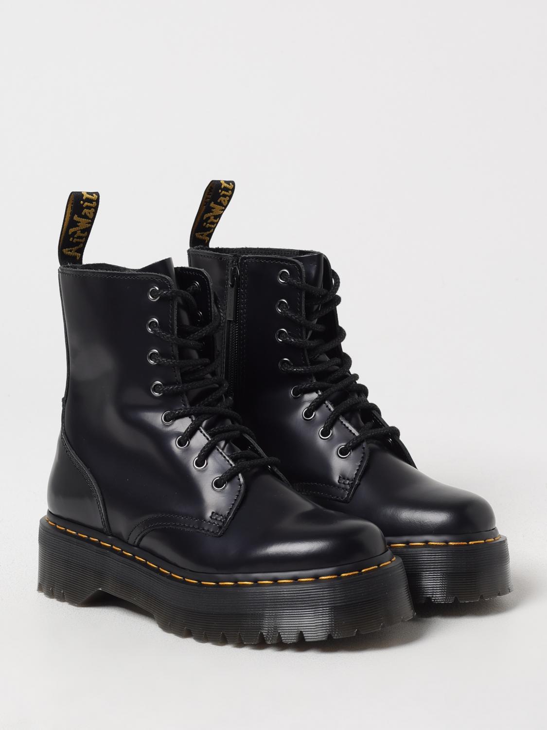 Dr. Martens Jadon brushed leather boots - Black | 15265001