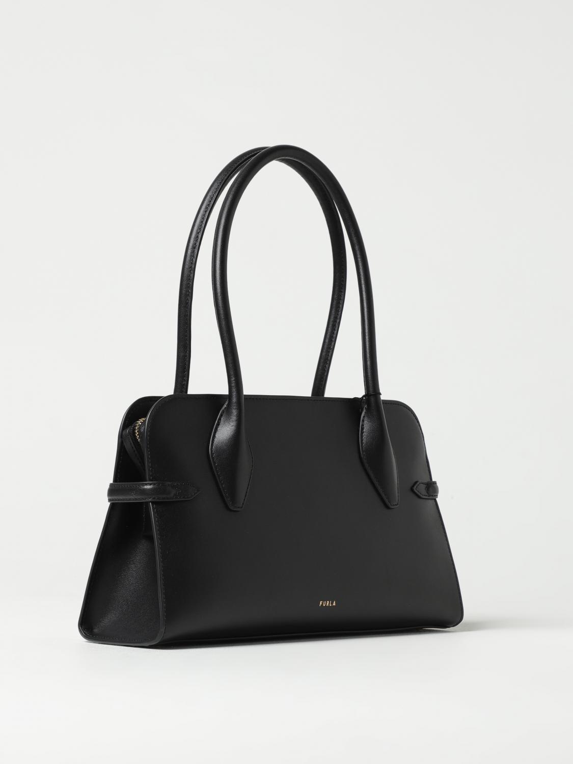 FURLA SCHULTERTASCHE: Schultertasche damen Furla, Schwarz - Img 2