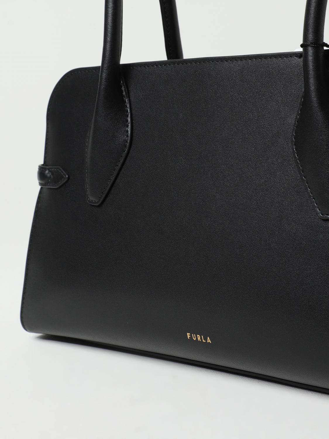 FURLA SCHULTERTASCHE: Schultertasche damen Furla, Schwarz - Img 3