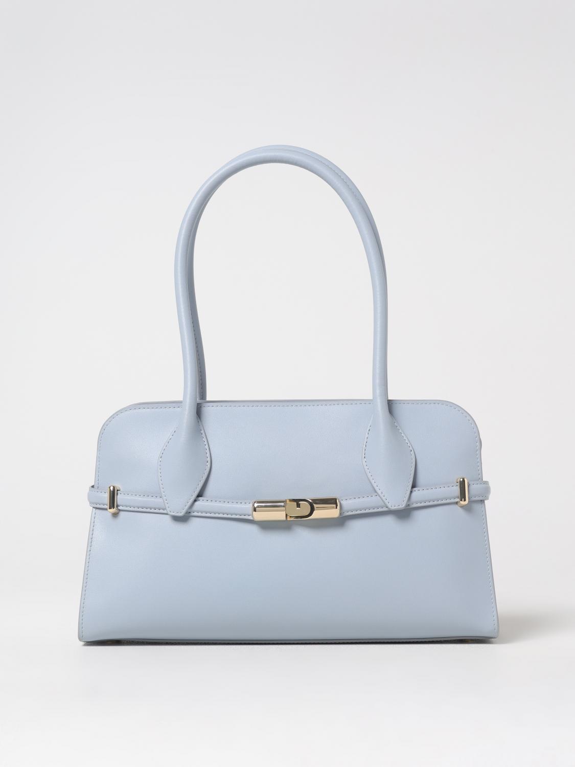 FURLA BORSA A SPALLA: Borsa Goccia Furla in pelle , Polvere - Img 1