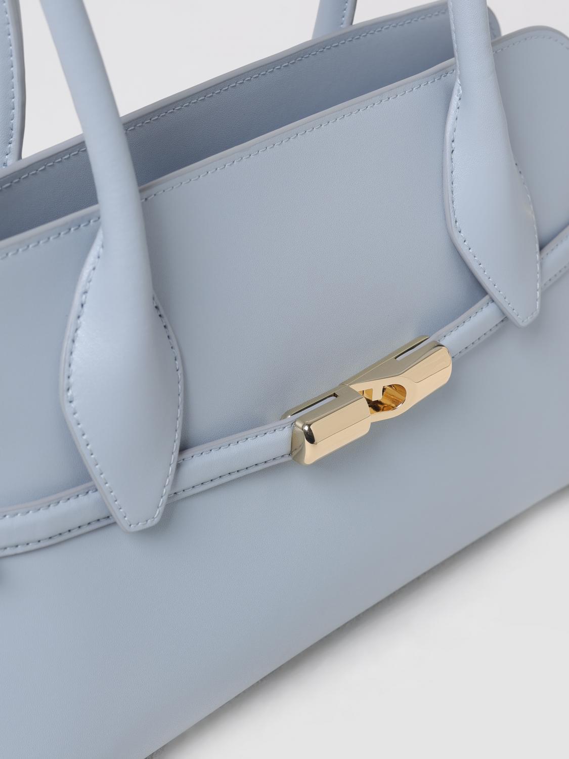 FURLA BORSA A SPALLA: Borsa Goccia Furla in pelle , Polvere - Img 3