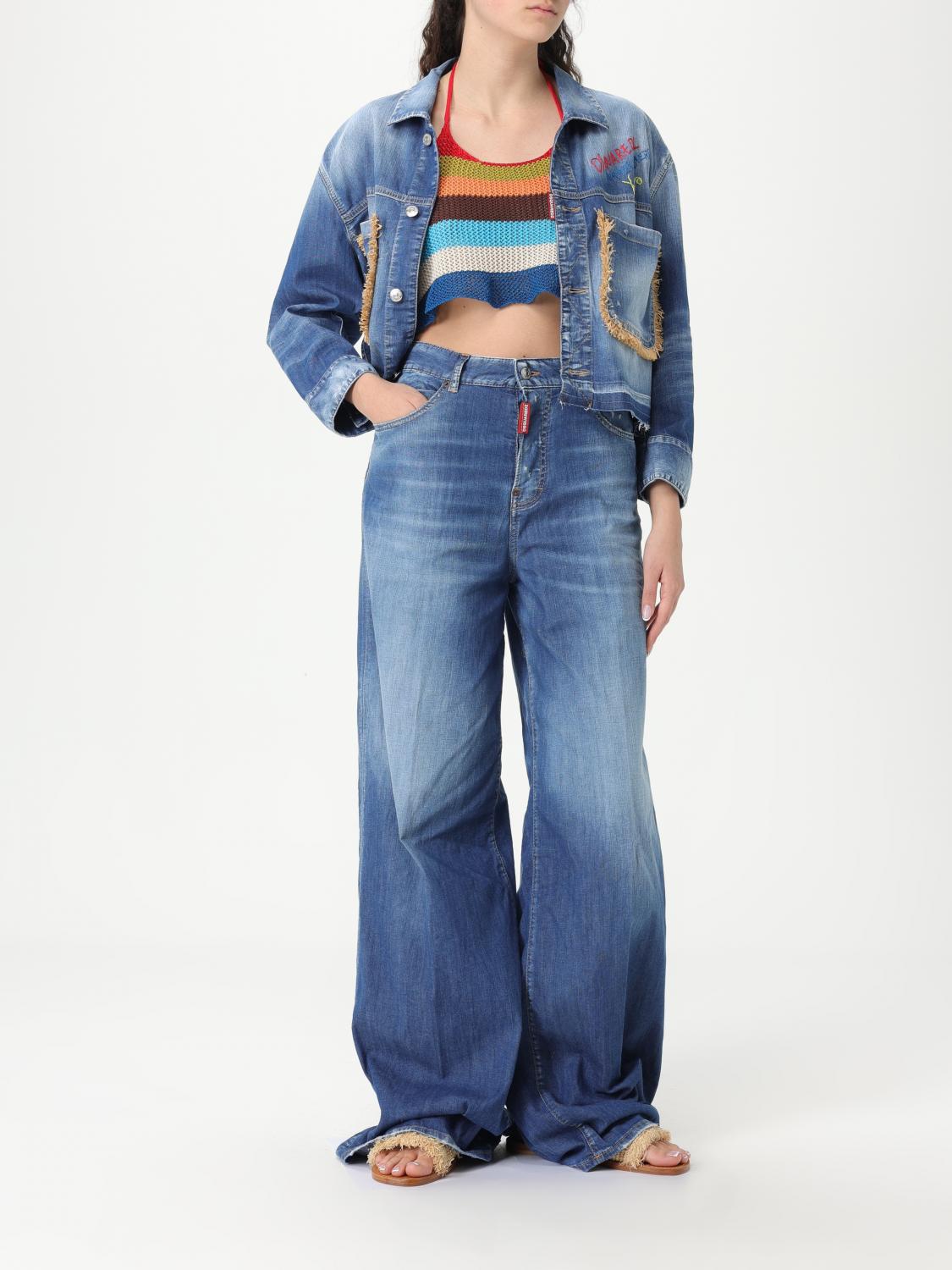 DSQUARED2 VAQUEROS: Vaquero mujer Dsquared2, Denim - Img 2