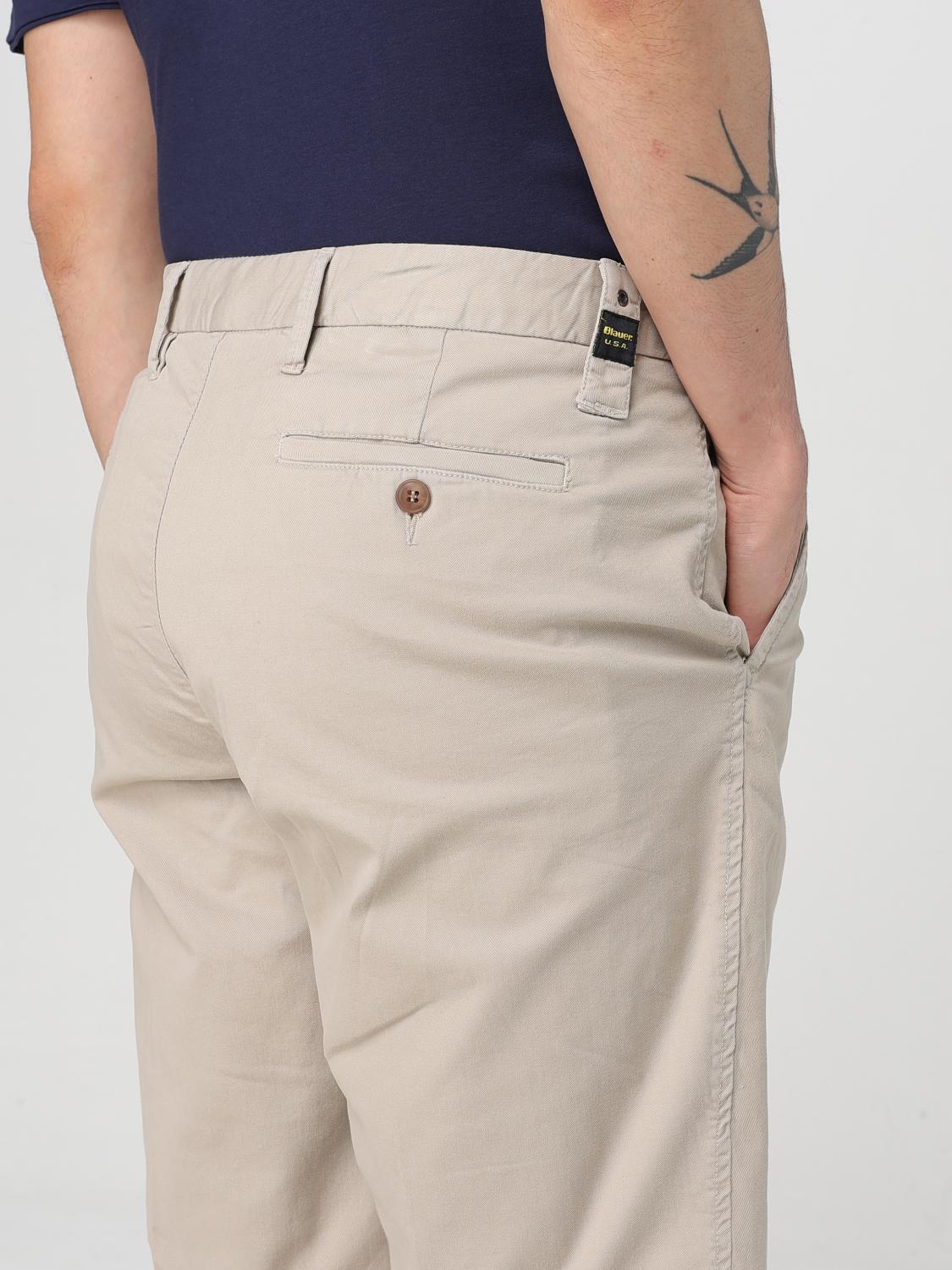 BLAUER SHORTS: Short men Blauer, Beige - Img 3