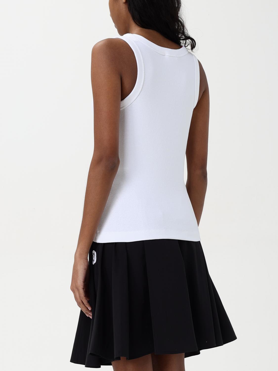 Kenzo cotton tank top - White | FF52TO7384SJ | GIGLIO.COM