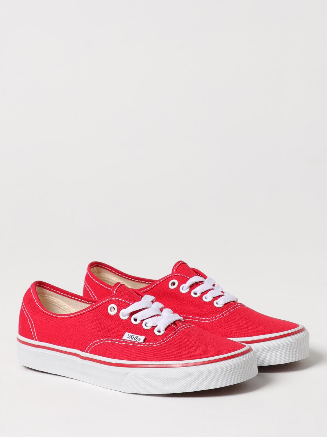 VANS BASKETS: Baskets femme Vans, Rouge - Img 2