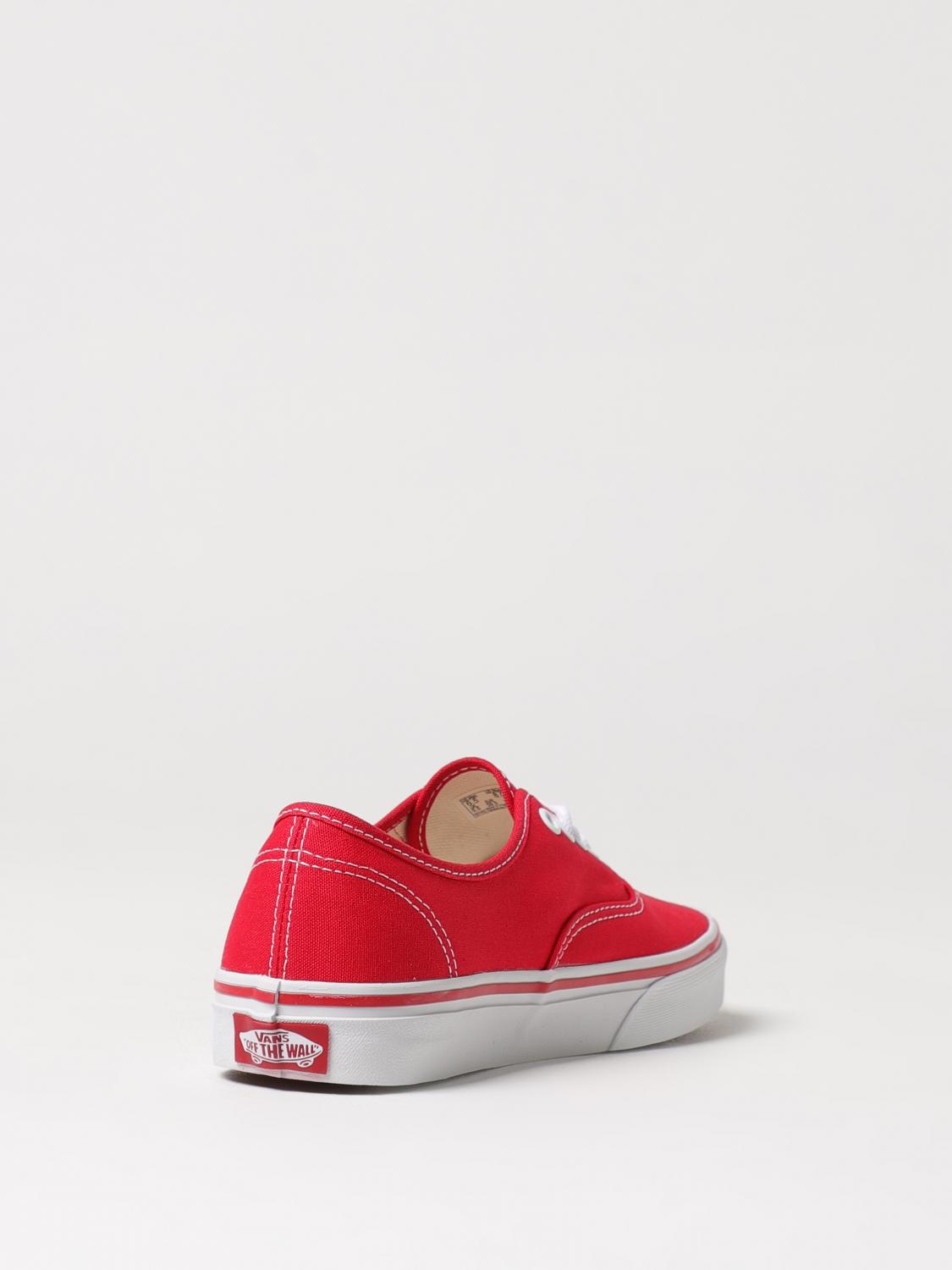 VANS BASKETS: Baskets femme Vans, Rouge - Img 3