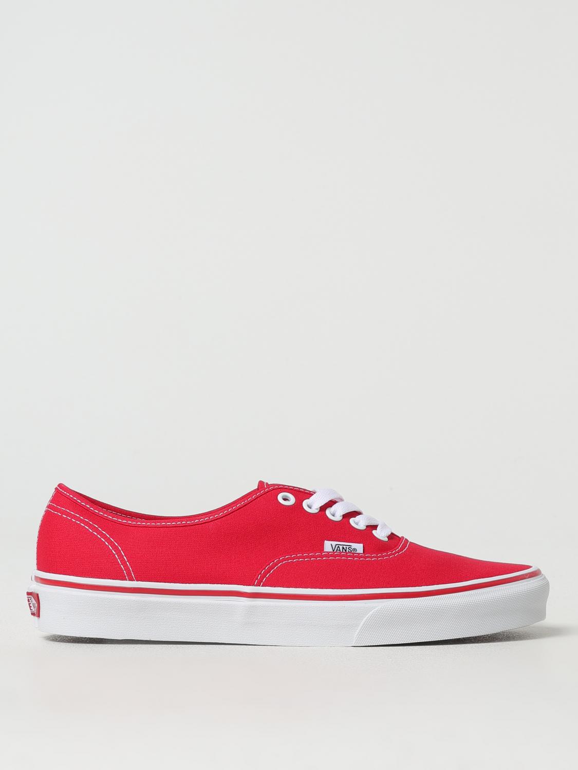 VANS BASKETS: Baskets homme Vans, Rouge - Img 1