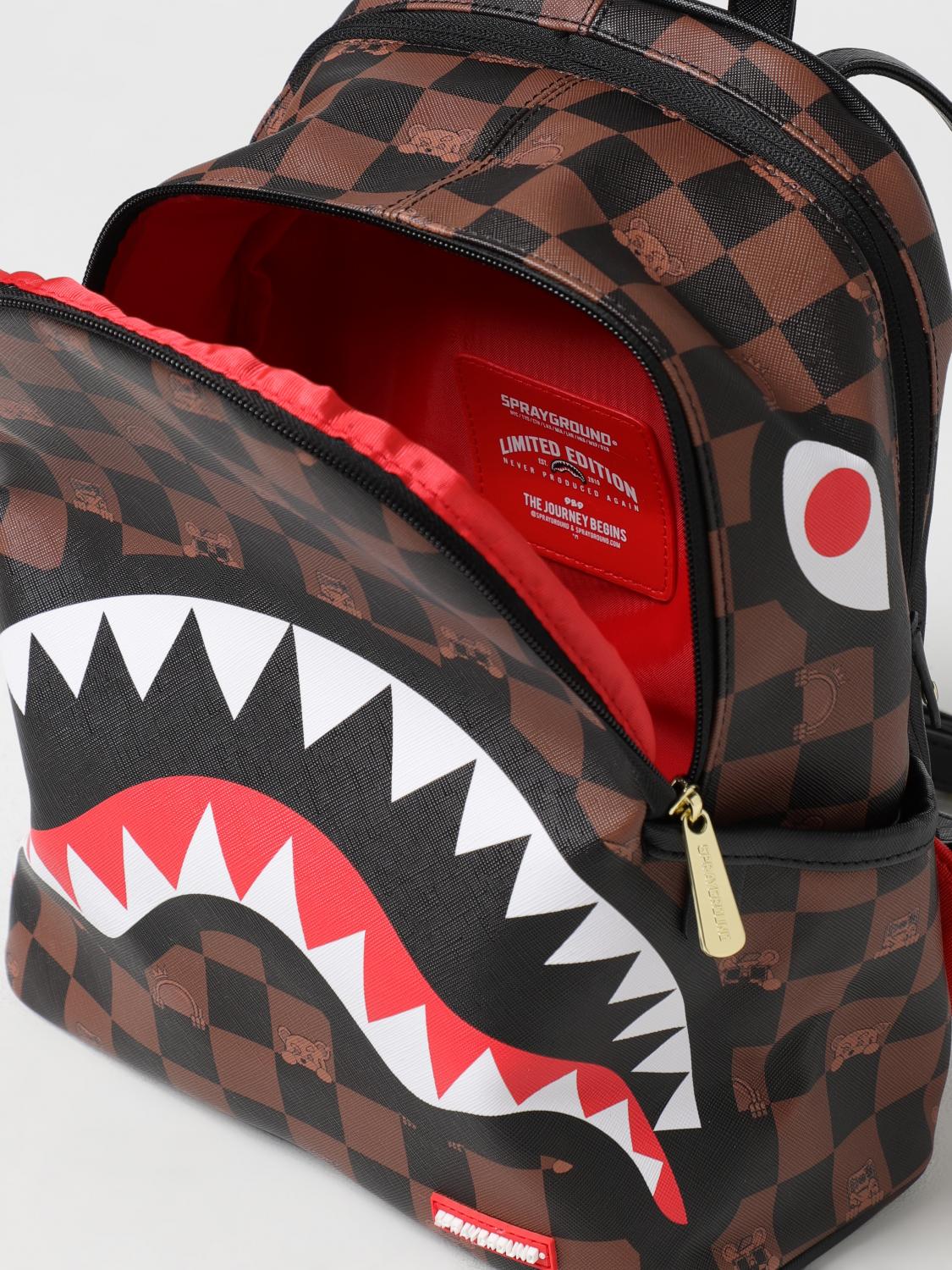 SPRAYGROUND BACKPACK: Bags men Sprayground, Brown - Img 4