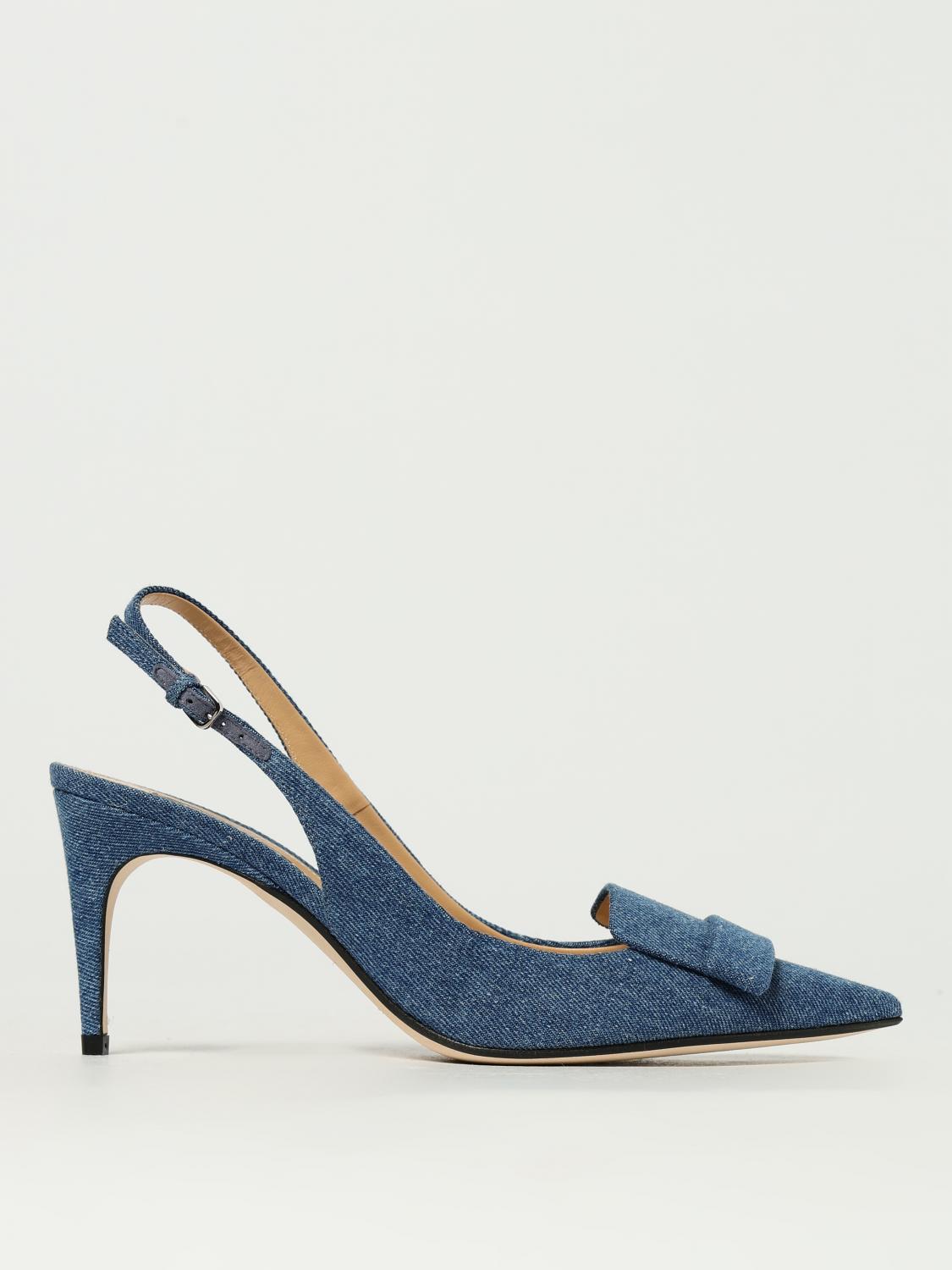 Sergio Rossi Shoes woman - Denim | A80290MFL293 | GIGLIO.COM