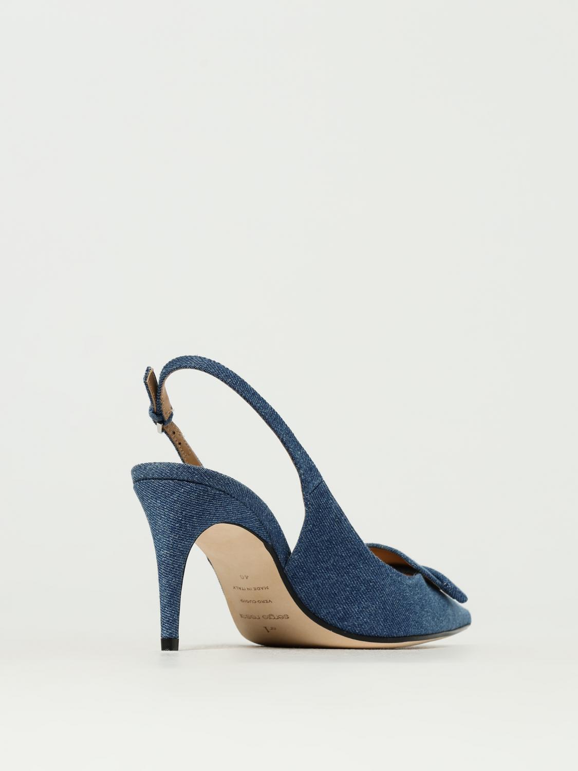 Sergio Rossi Shoes woman - Denim | A80290MFL293 | GIGLIO.COM