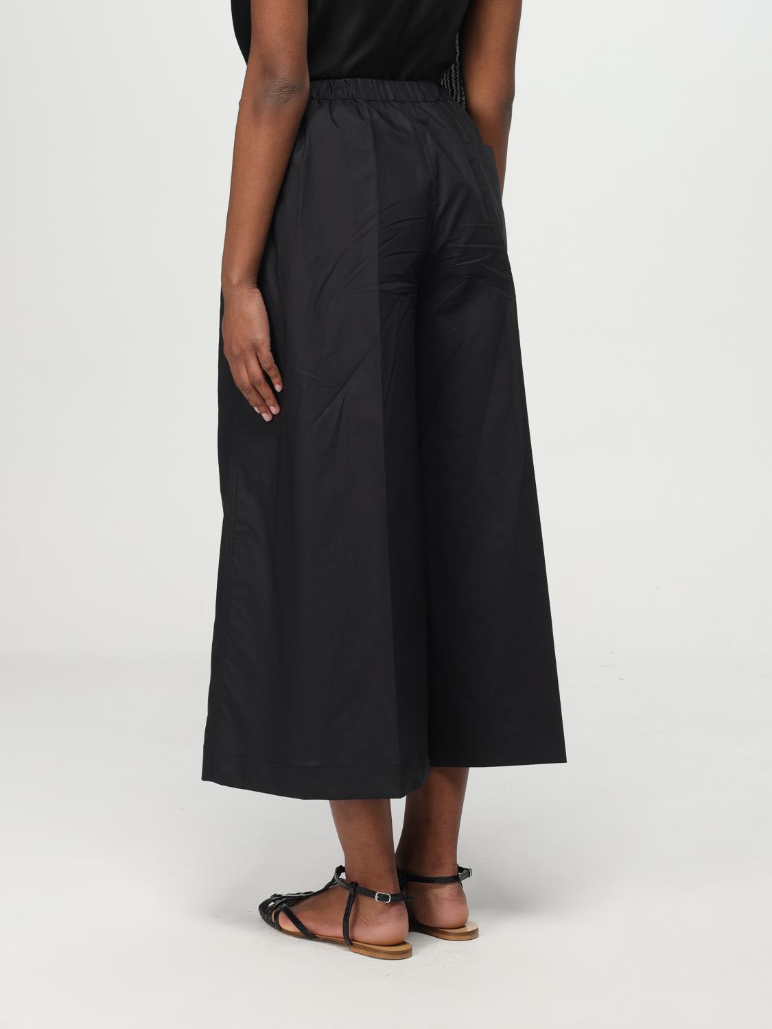 MEIMEIJ PANTALONI: Pantalone cropped Meimeij in cotone , Nero - Img 2