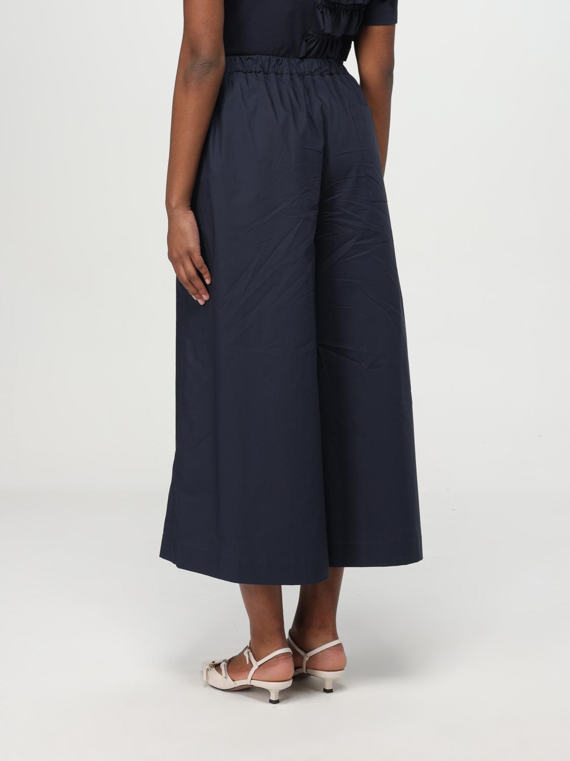 MEIMEIJ PANTALONI: Pantalone cropped Meimeij in cotone , Blue - Img 2