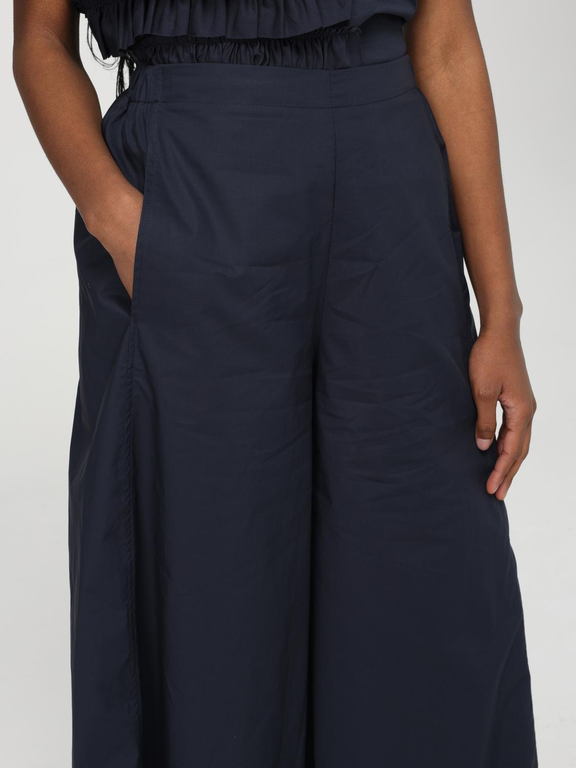 MEIMEIJ PANTALONI: Pantalone cropped Meimeij in cotone , Blue - Img 3