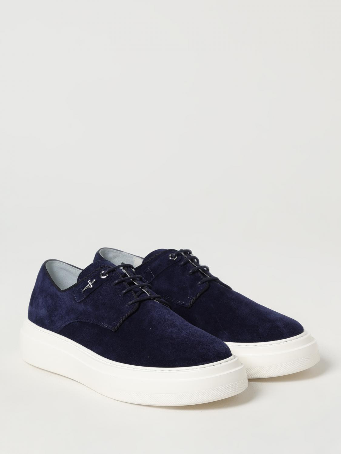 PACIOTTI SNEAKERS: Sneakers Paciotti in camoscio , Blue Navy - Img 2