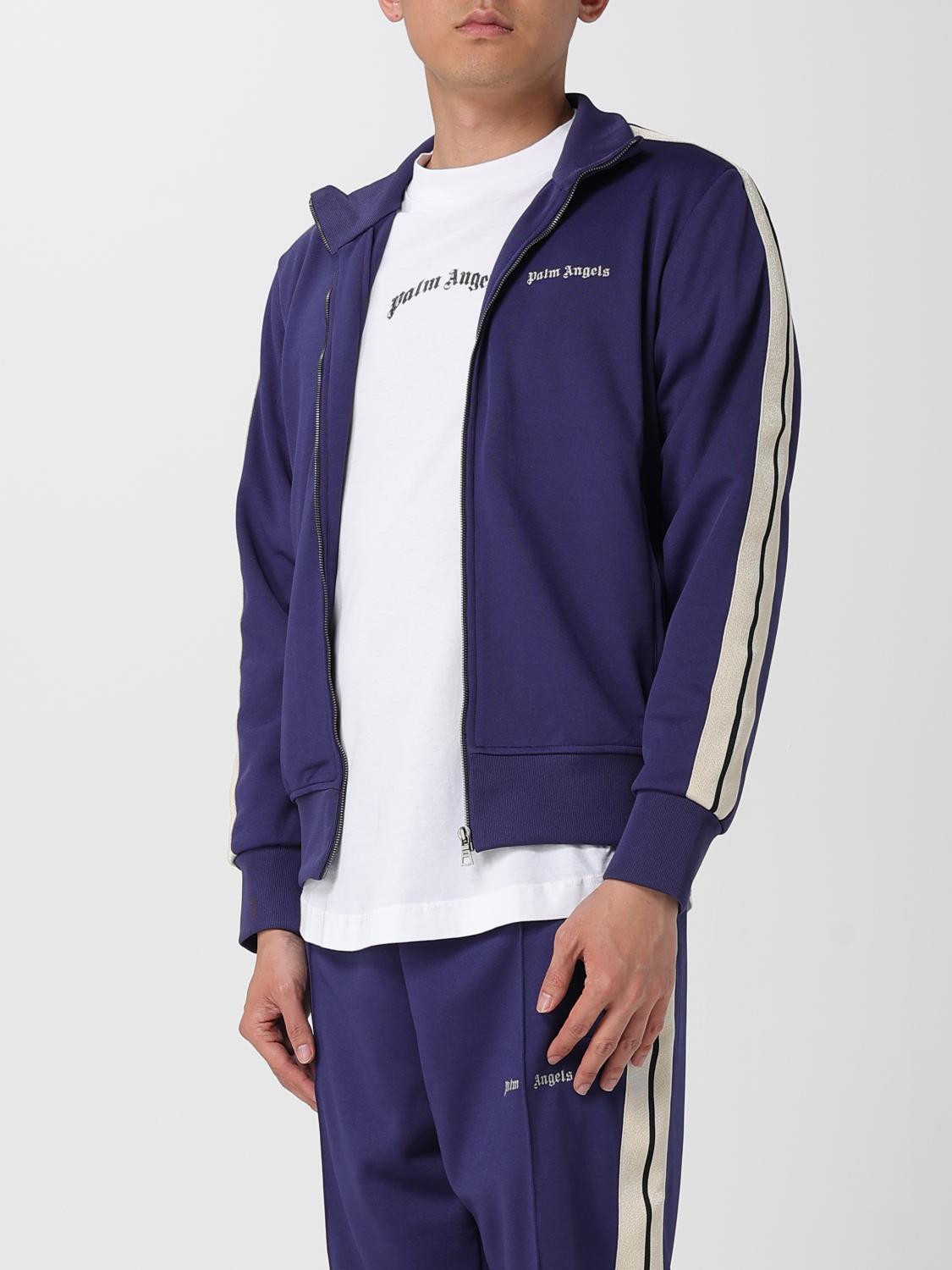 PALM ANGELS SUDADERA: Sudadera hombre Palm Angels, Azul Marino - Img 4