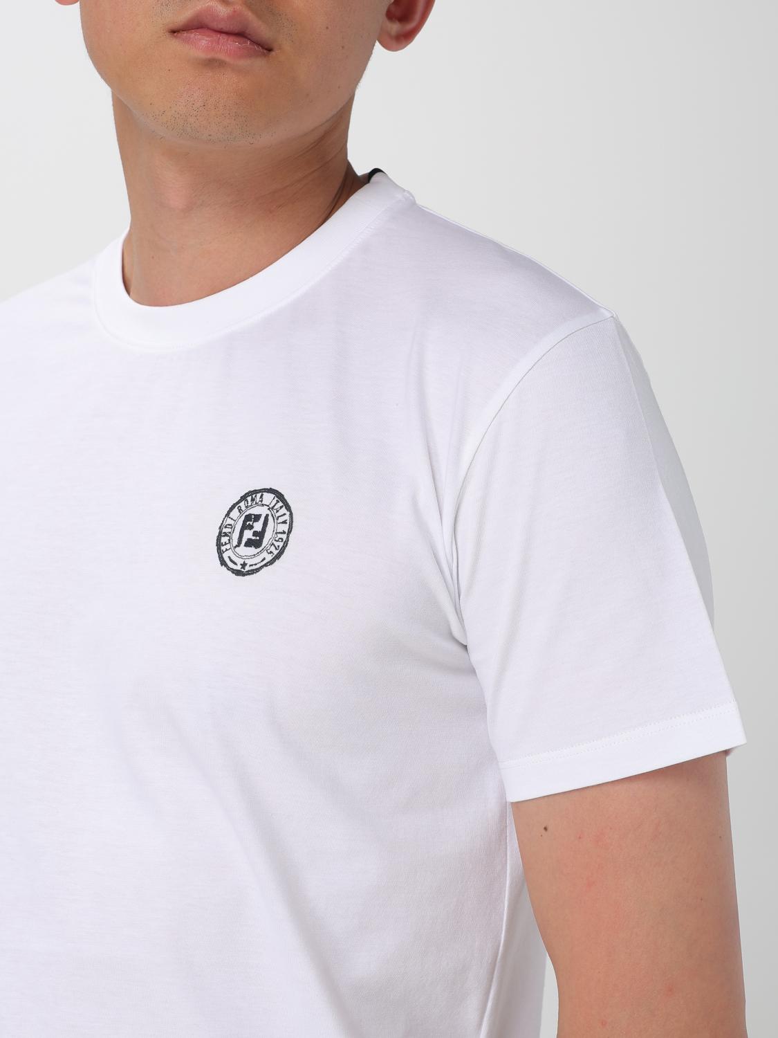 Fendi T-shirt men - White | FY1319 AV0H | GIGLIO.COM