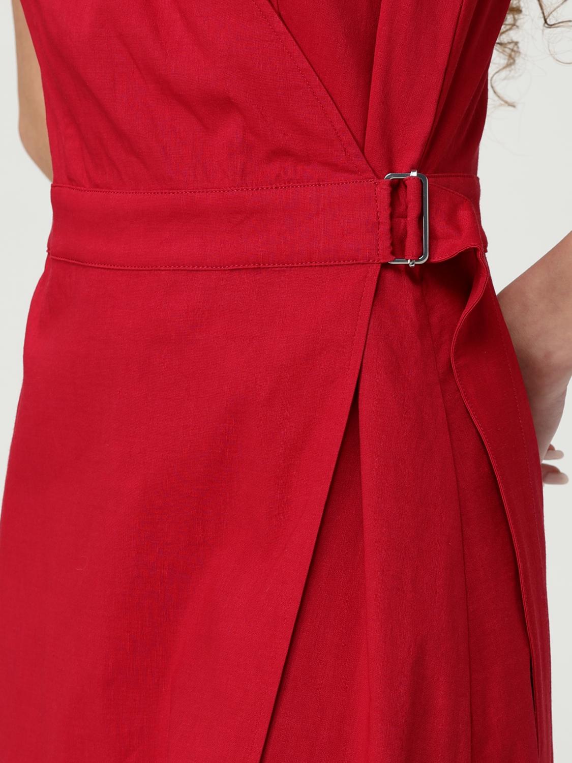 ワンピース THEORY Woman Dress Red P0303606 N0F THEORY: Dress woman - Red | Theory dress P0303606 online at