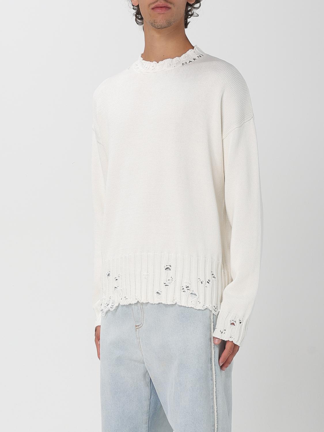 MARNI PULLOVER: Pullover herren Marni, Weiß - Img 4