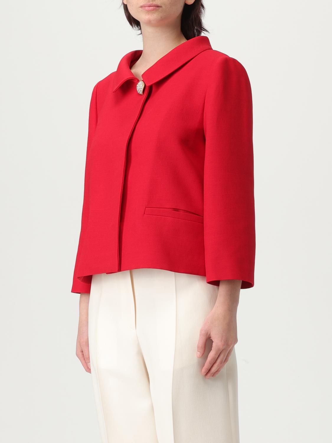 VALENTINO CHAQUETA: Americana mujer Valentino, Rojo - Img 3