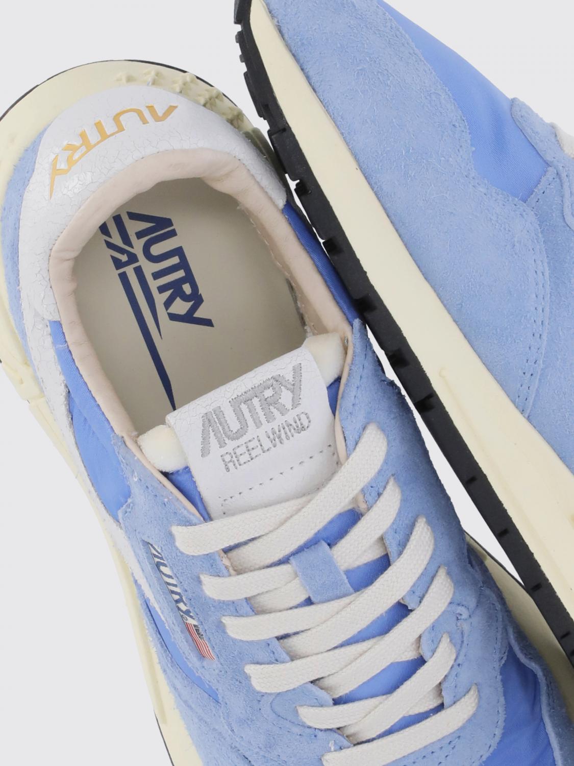 スニーカー AUTRY Woman Sneakers Gnawed Blue WWLW NC27 AUTRY: Sneakers woman - Gnawed Blue | Autry sneakers WWLW