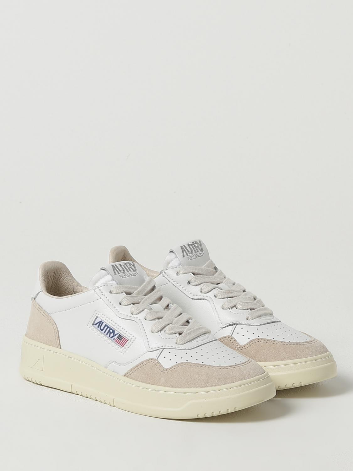 AUTRY SNEAKERS: Sneakers Medalist Autry in pelle, Bianco - Img 2