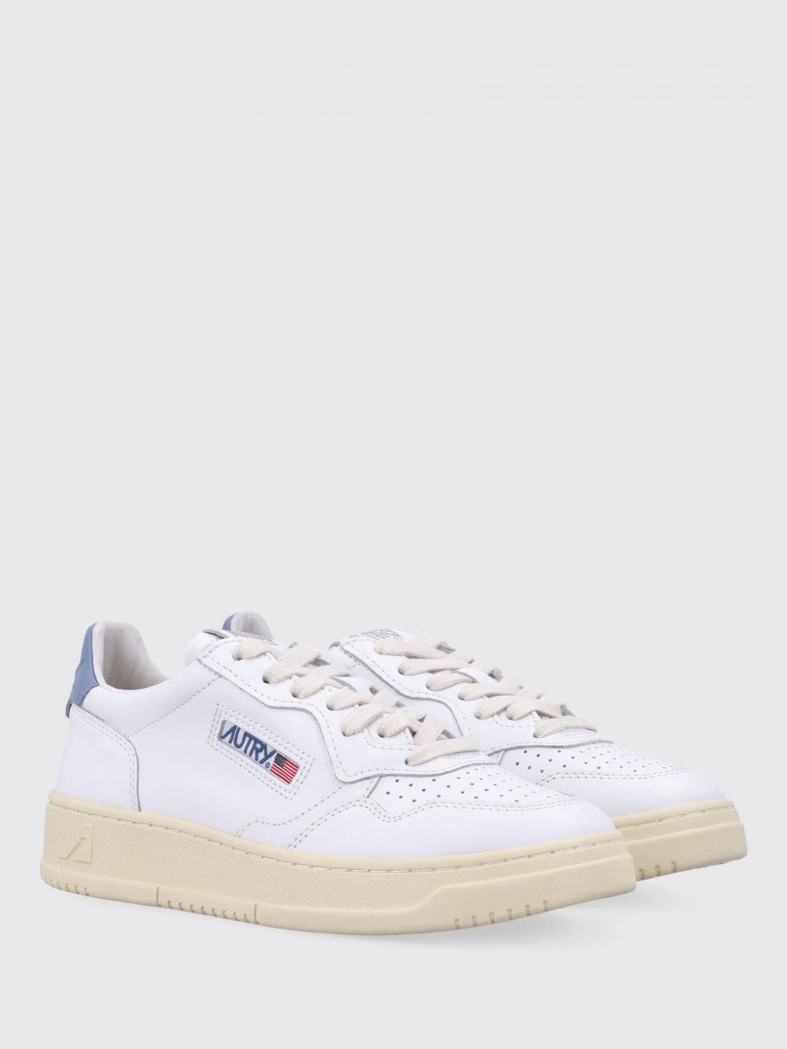 AUTRY SNEAKERS: Sneakers Medalist Autry in pelle , Blue - Img 2