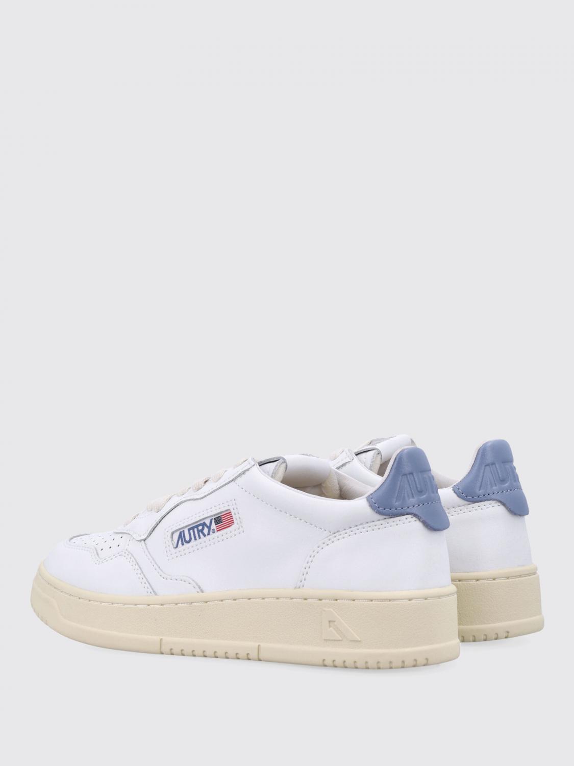 AUTRY SNEAKERS: Sneakers Medalist Autry in pelle , Blue - Img 3