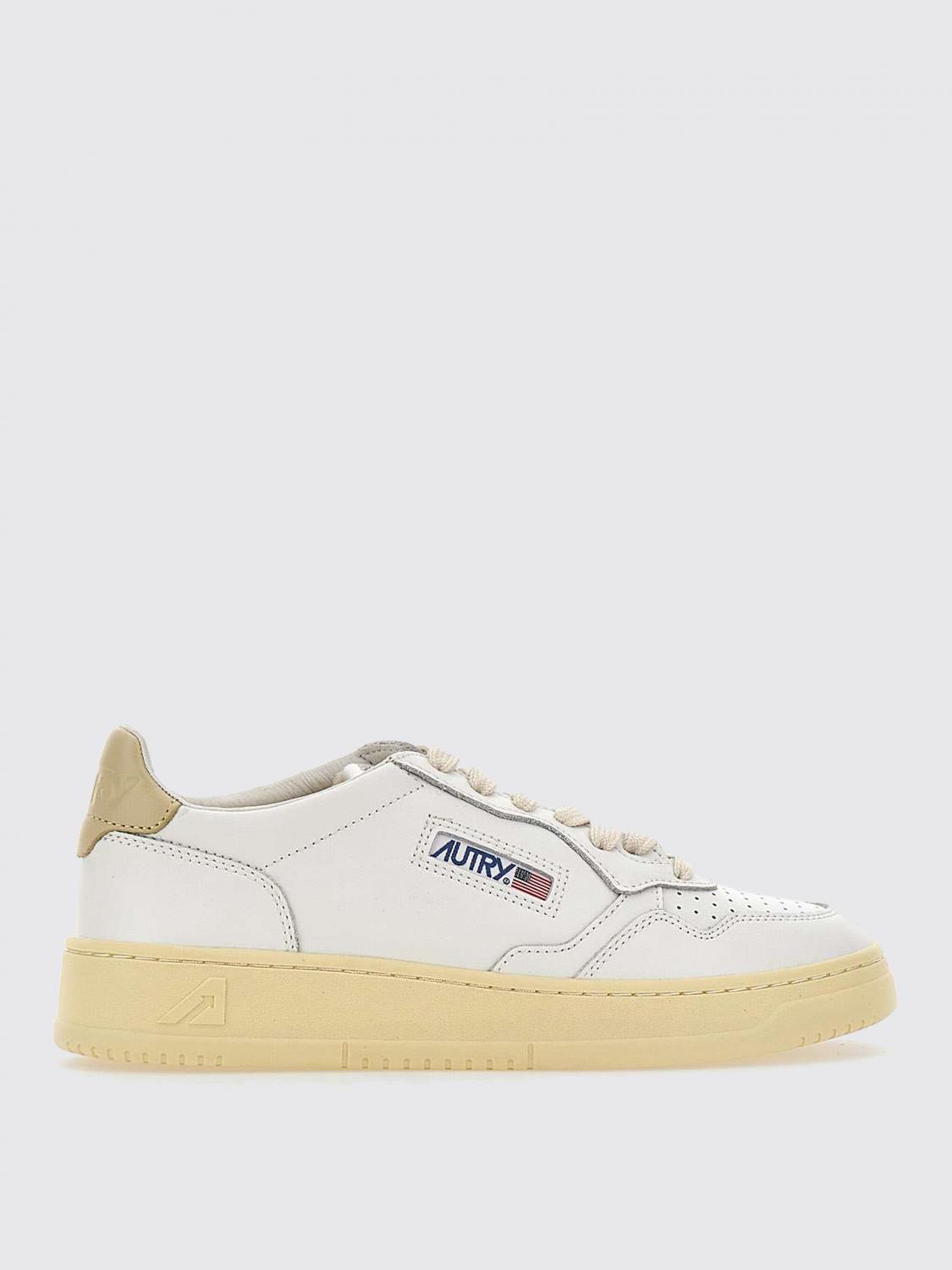 AUTRY SNEAKERS: Sneakers Medalist Autry in pelle , Beige - Img 1