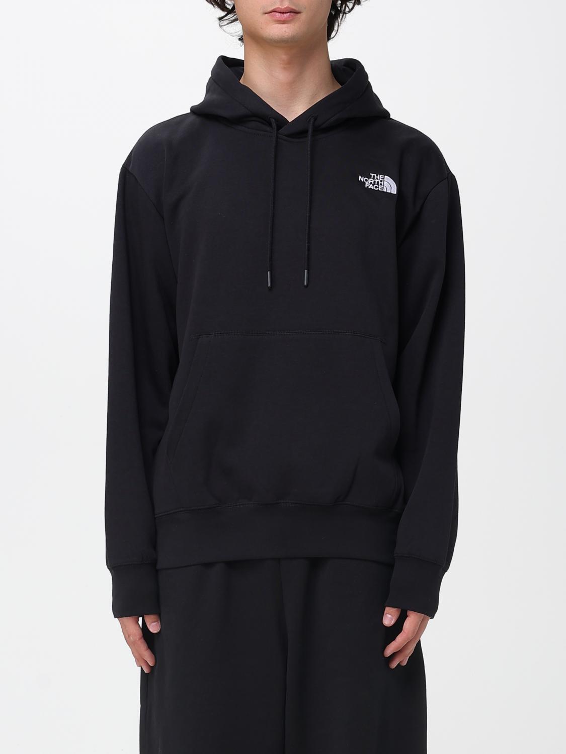THE NORTH FACE SWEATSHIRT: Essential Cotton Blend Sweatshirt The North Face, Black - Img 1