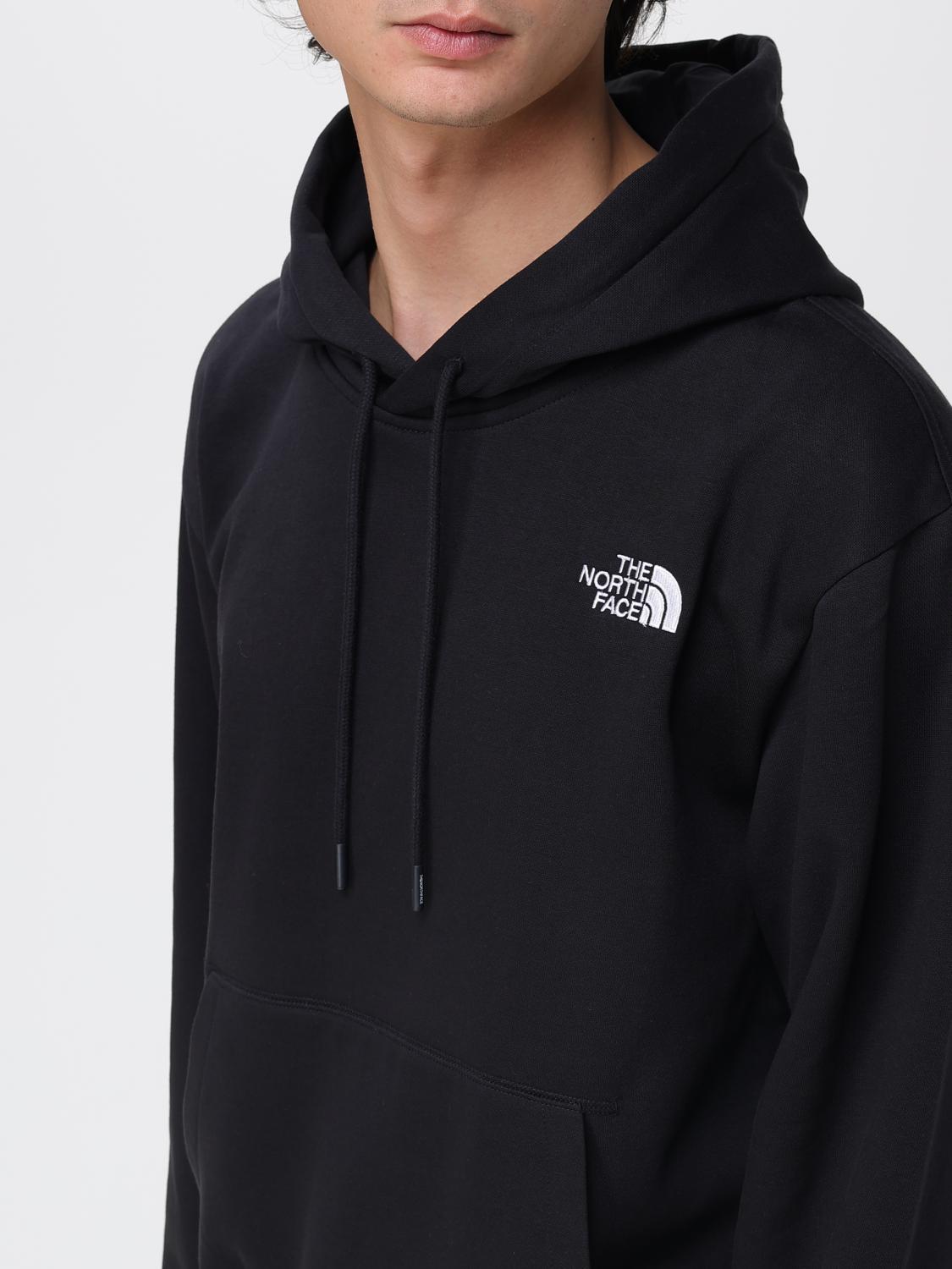 THE NORTH FACE SWEATSHIRT: Essential Cotton Blend Sweatshirt The North Face, Black - Img 3