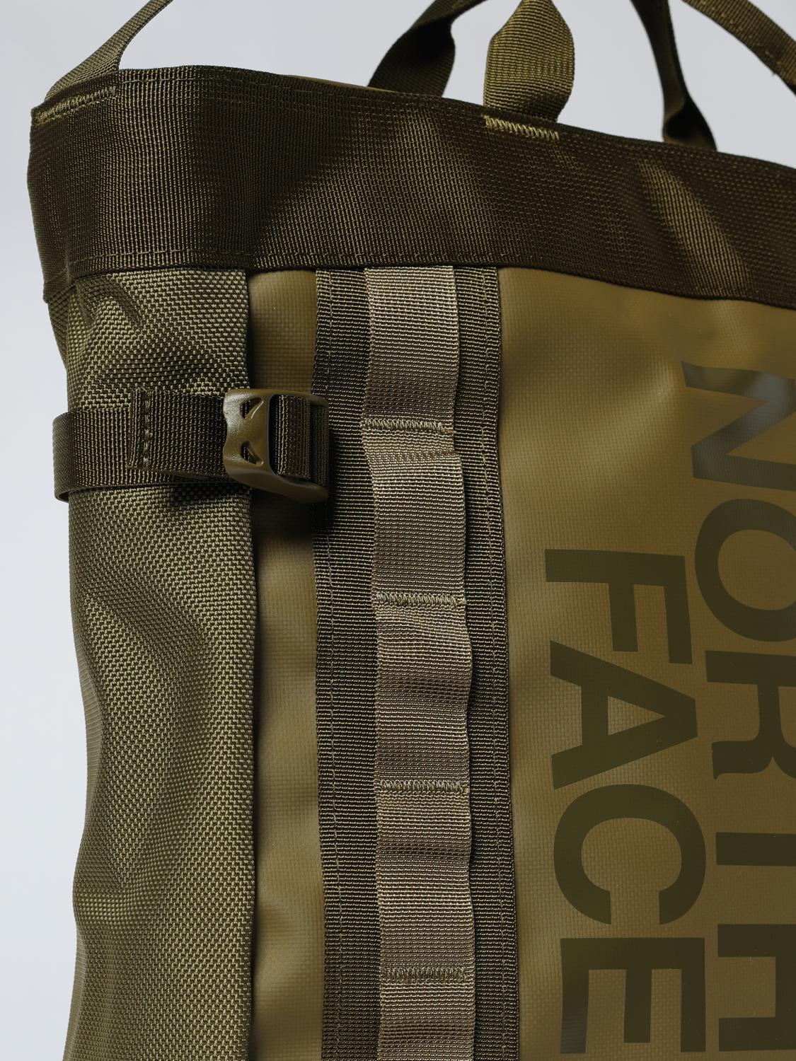 THE NORTH FACE BORSA A TRACOLLA: Borsa Tote Base Camp The North Face in tessuto riciclato , Militare - Img 3